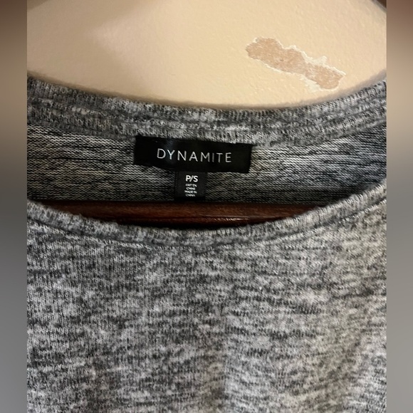 Dynamite gray long sleeves top - Picture 4 of 7